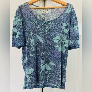 CLÉ Paris floral tee